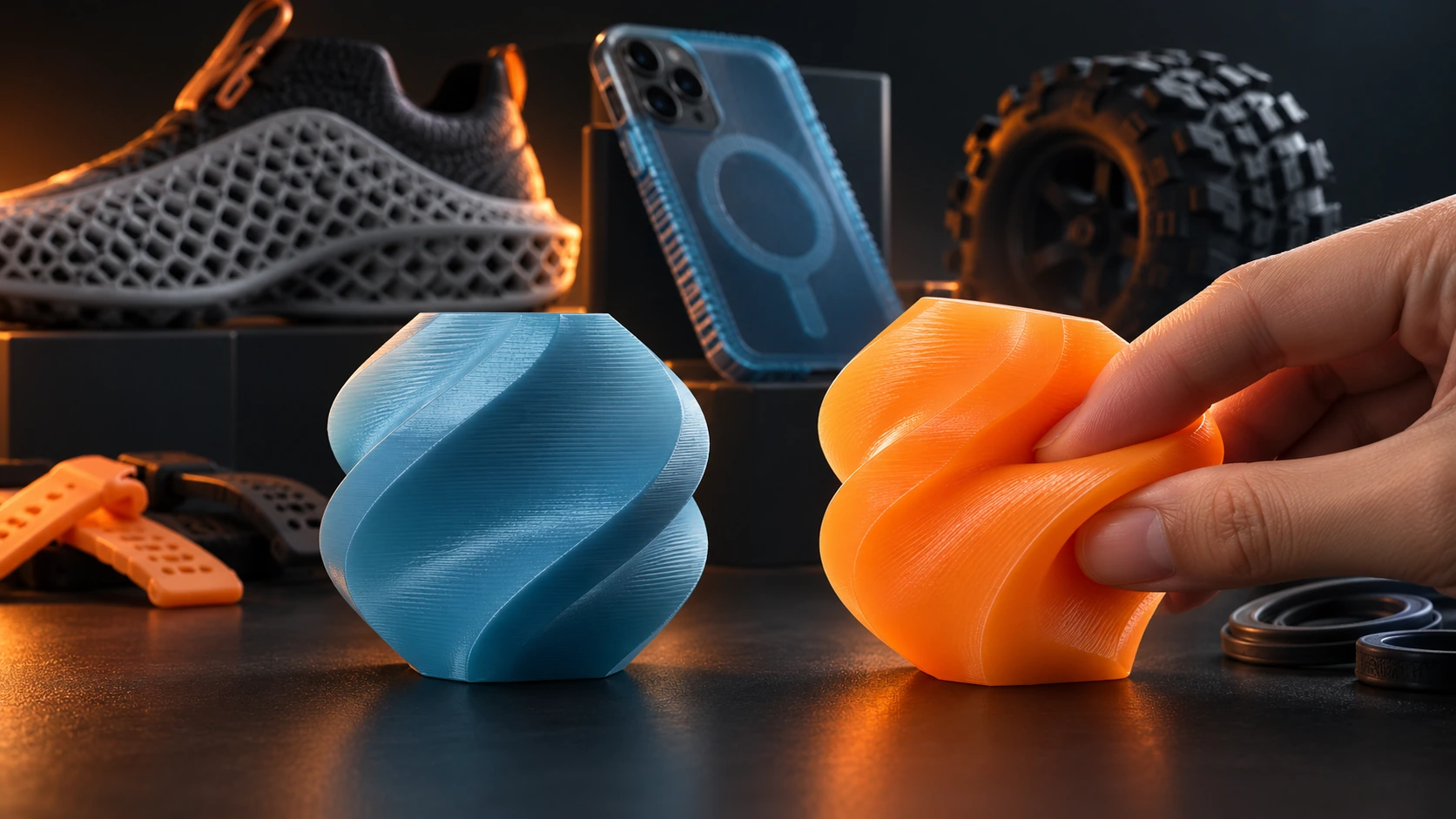TPU для 3D-печати: чем отличаются TPU 85A и TPU 90A