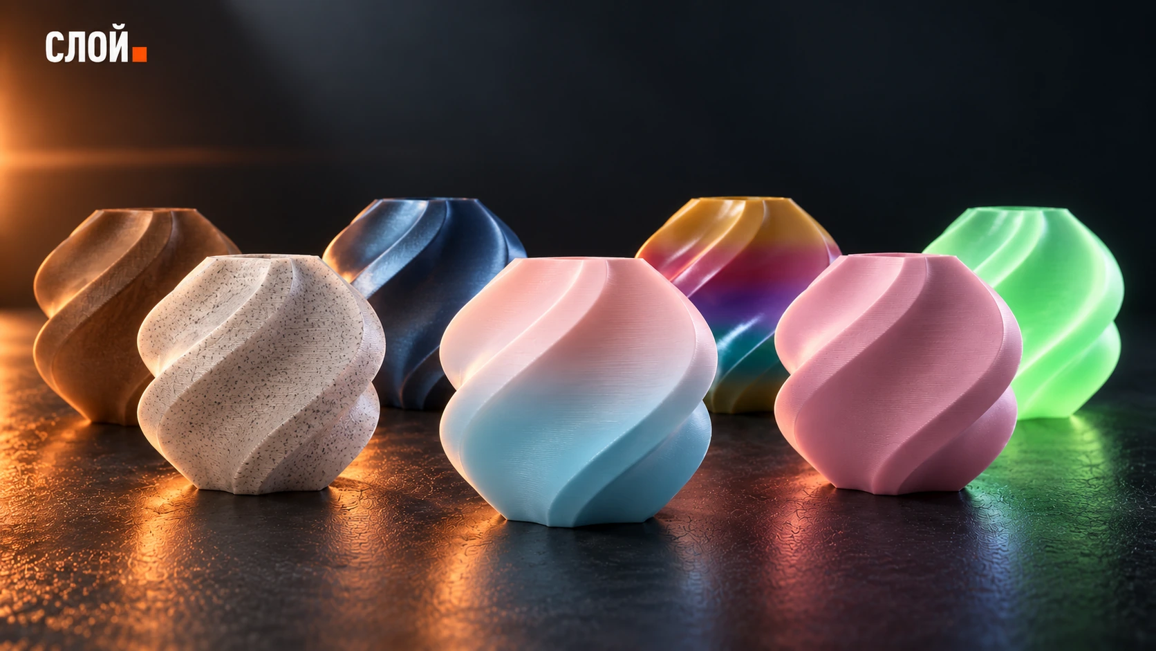 Эстетические филаменты для 3D-печати: виды и особенности