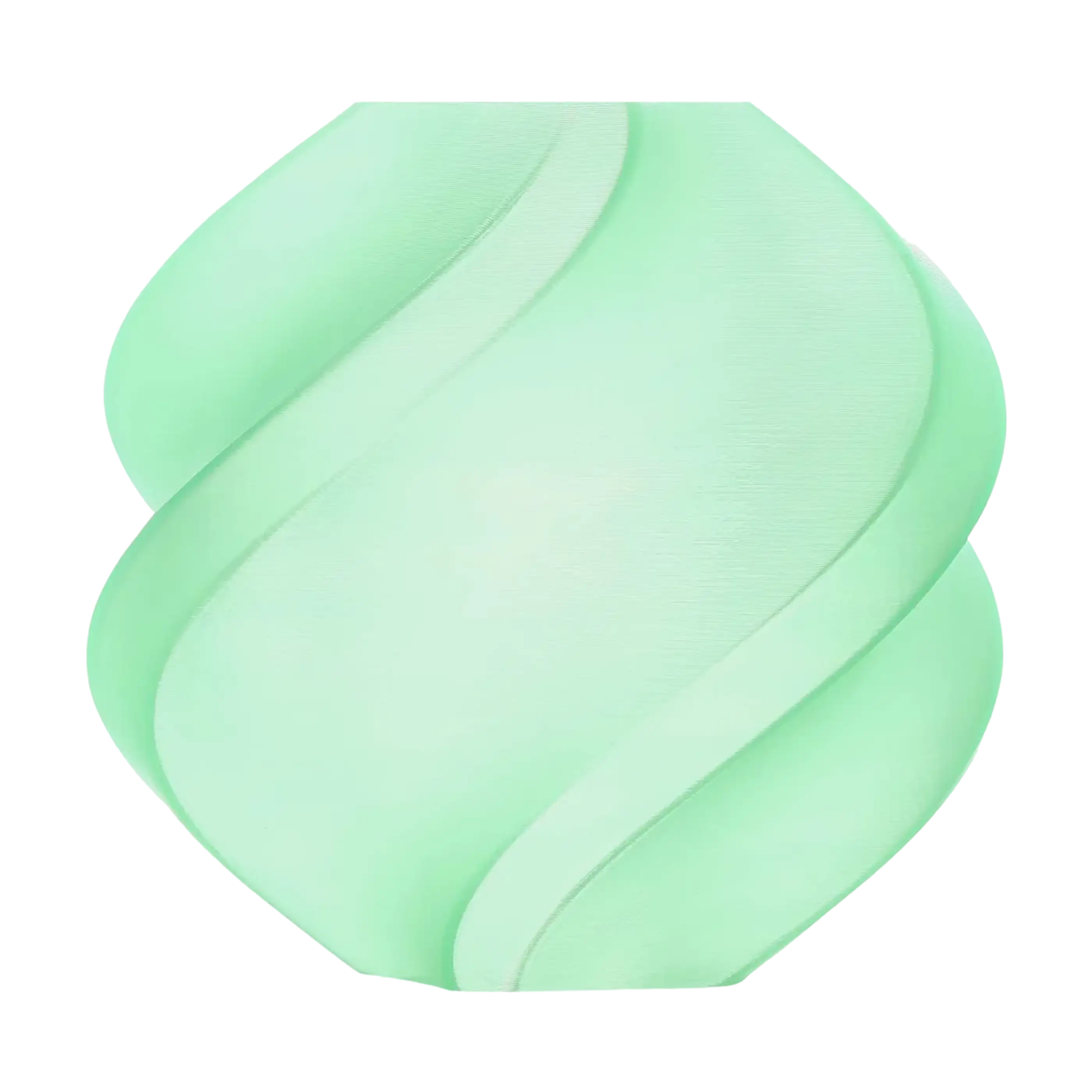 Bambu PLA Translucent-Light Jade (Светло-нефритовый) (с катушкой) 1
