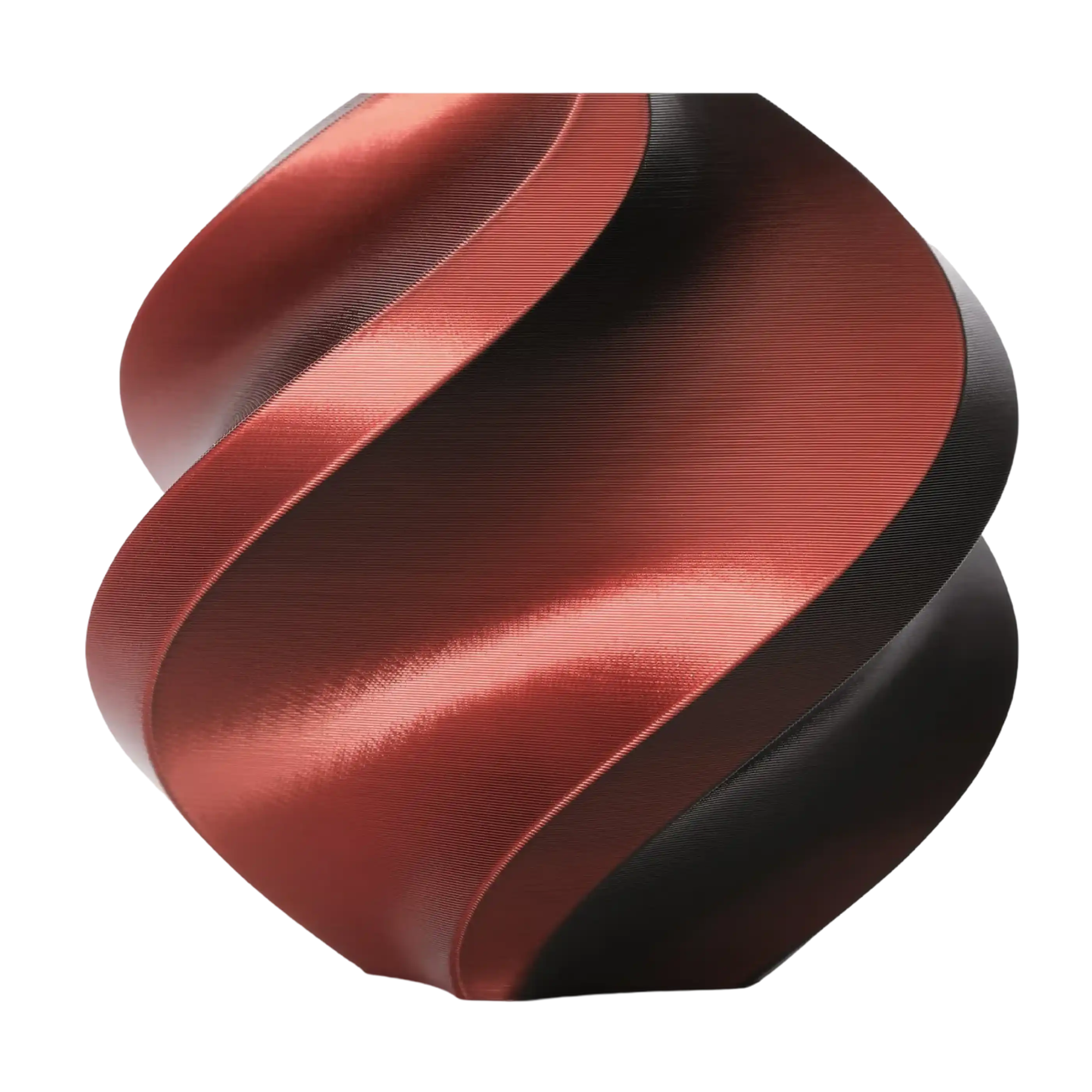 PLA Silk-Velvet Eclipse (Black-Red) (Бархатное затмение (чёрно-красный)) (с катушкой) 1