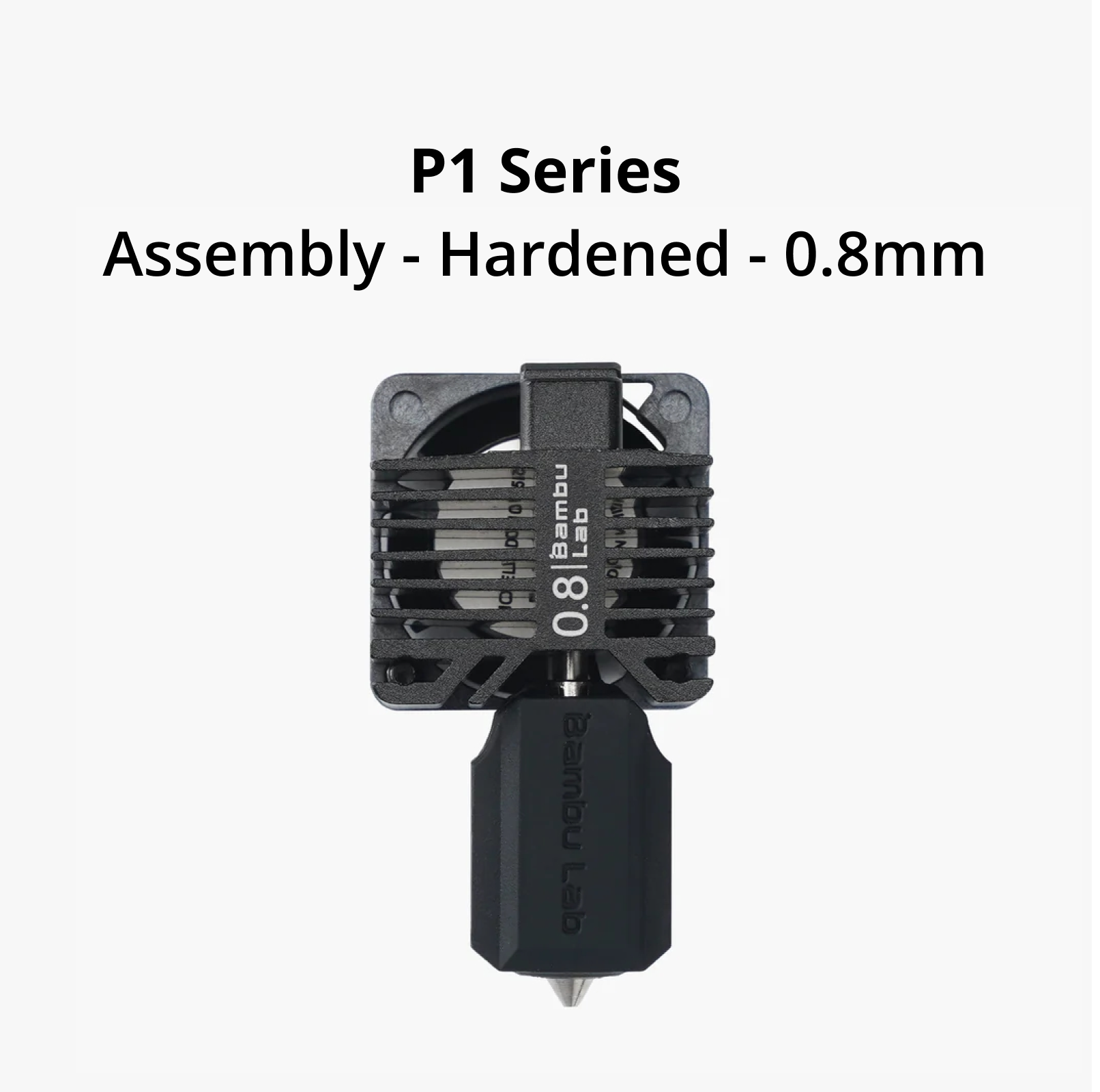 Complete hotend assembly with hardened steel nozzle -0.8mm Для  P1P,P1S 1