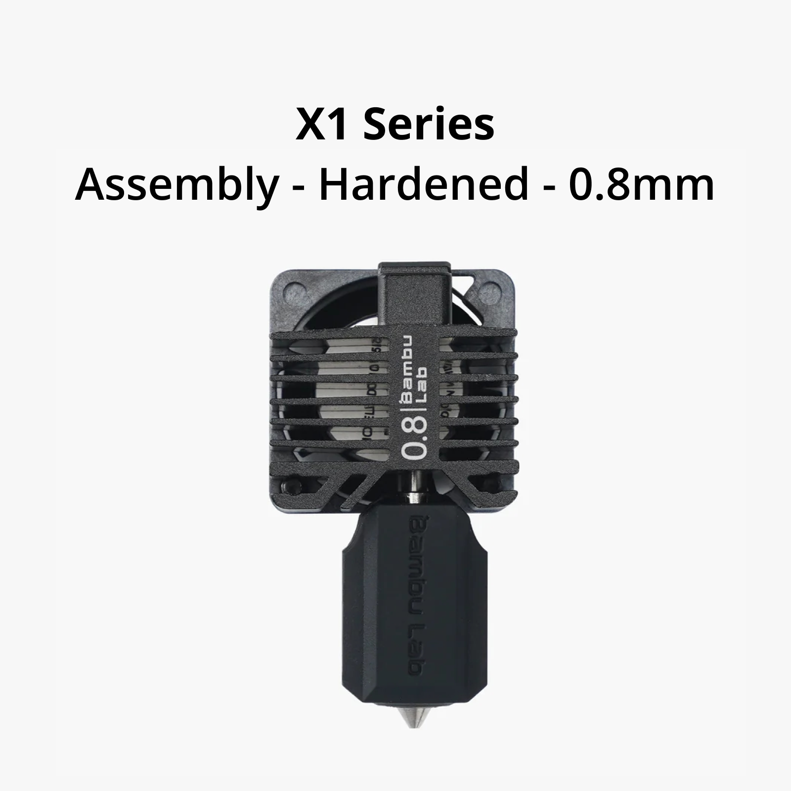 Complete hotend assembly with hardened steel nozzle -0.8mm Для  X1C 1