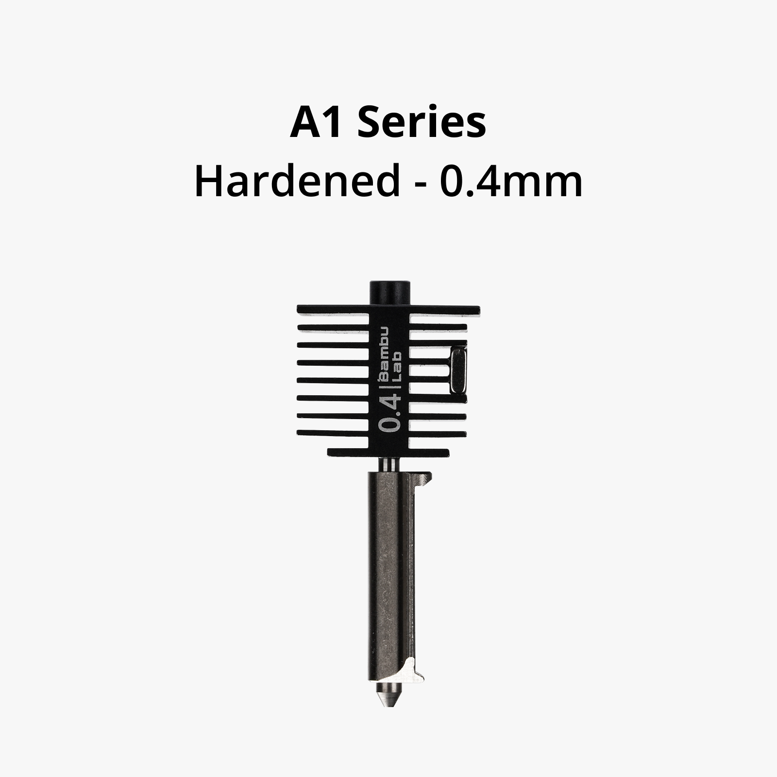 Хотенд — закалённое сопло 0.4 мм Bambu Lab для A1 mini,A1  (Hotend with hardened steel nozzle-0.4 mm)