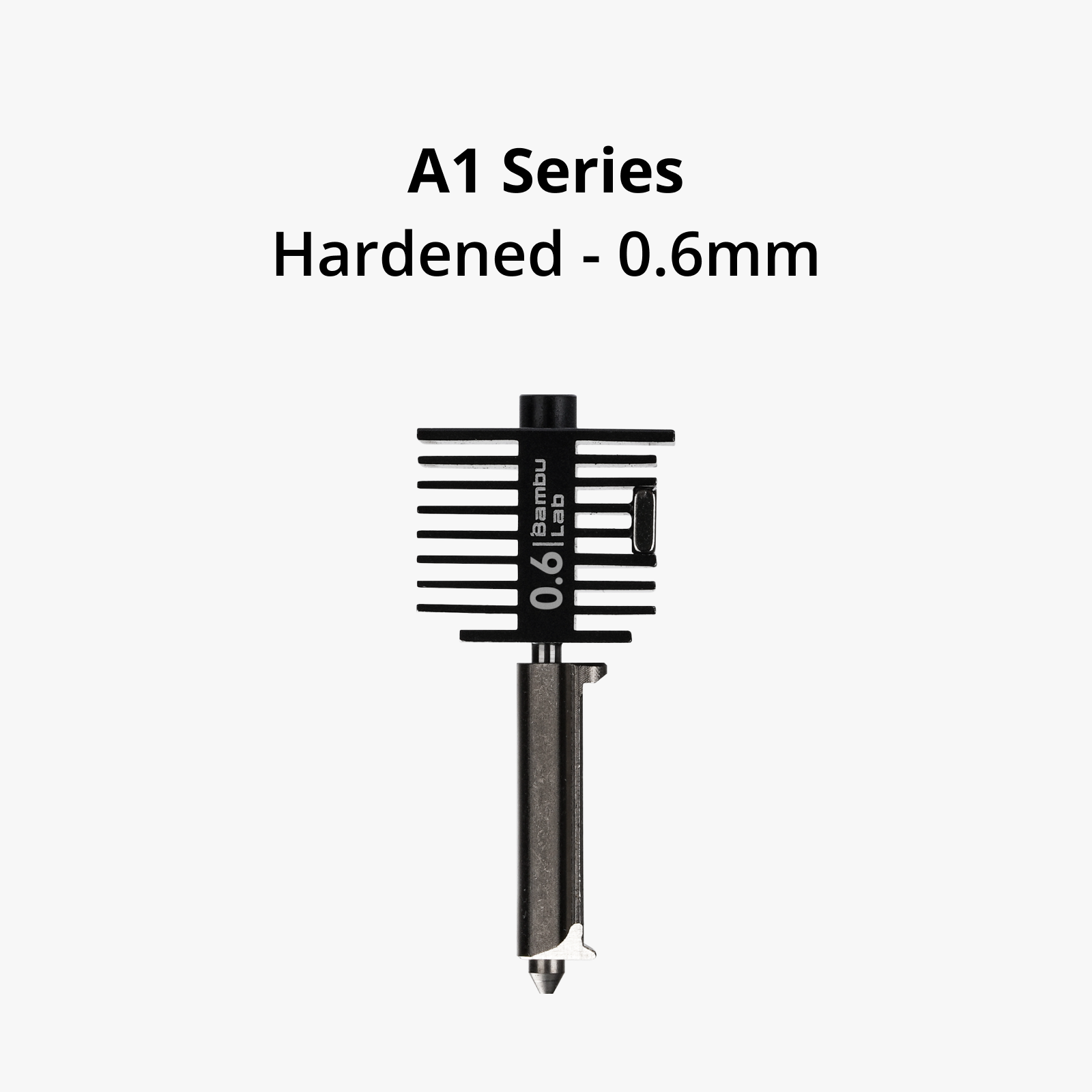 Хотенд — закалённое сопло 0.6 мм Bambu Lab для A1 mini,A1  (Hotend with hardened steel nozzle-0.6 mm)